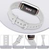 AK Sport Band Compatible with Fitbit Luxe Bands for Women Men, Soft Silicone Replacement Sport Straps Wristbands for Fitbit Luxe Fitness and Wellness Tracker (Large,White) view 3