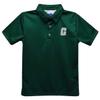 Vive La Fete University of North Carolina - Charlotte Polo Shirts for Boys 100% Polyester - Embroidered Green Short Sleeve Polo Boys Shirt view 1