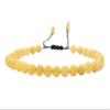Amazing Gemstone Yellow Calcite Anklet Ankle Bracelets for Women - Waterproof Beaded Healing Crystal Anklets, Plus Size Chakra Gemstone Bead Anklet (Stretchy Adjustable - Plain) view 1