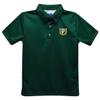 Vive La Fete University of San Francisco Polo Shirts for Boys 100% Polyester - Embroidered Green Short Sleeve Polo Boys Shirt view 1