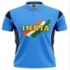 India ICC ODI T20 World Cup Cricket Fan Jersey - Perfect for Fans of All Ages - Personalize with Your Name - Advanced 100% Dryfit Polyester (India ICC WC 2003 with Name - X-Large - 44) view 1