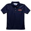 Vive La Fete Ole Miss Rebels Omr Polo Shirts for Boys 100% Polyester - Embroidered Navy Short Sleeve Polo Boys Shirt view 1