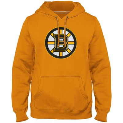 Bulletin Boston Bruins NHL Express Twill Logo Hoodie - Gold - XX-Large