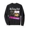 frog- My Tummy Hurts And I'm MAD At The Government frog Meme Sweatshirt view 1