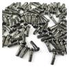 NORAZE Gauge 14 Black Brass Nipples 12mm 14mm 16mm 14G 2.0 Spokes Nipple Bike Wheels Parts Round Head Bicycle Accessory (Color : Black, Size : 14mm 72pcs) view 1