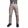 Assault Tactical Pants for Men Wear-Resistant Outdoor Combat Pants Cargo Pockets Ripstop Trousers Work Hiking Pants Khaki view 1