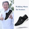 bumuam Women Slip On Shoes with Arch Support,Extra Wide Widths Walking Edema Sneakers Adjustable Strap Easy On/Off with 3 Pairs Insoles Replacement Stylish Diabetic Shoes Men 6.5/Women 7 view 4