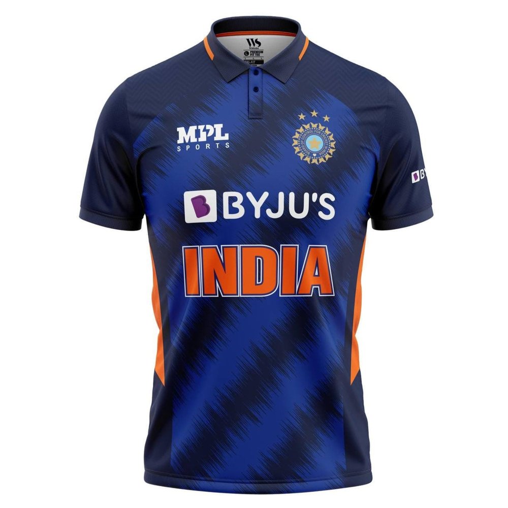 India ICC ODI T20 World Cup Cricket Fan Jersey - Perfect for Fans of All Ages - Personalize with Your Name - Advanced 100% Dryfit Polyester (India T20 WC 2021 4X-Large - 50)