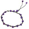 Amazing Gemstone Amethyst Anklet Ankle Bracelets for Women - Waterproof Beaded Healing Crystal Anklets, Plus Size Chakra Gemstone Bead Anklet (Stretchy Adjustable - Hand Knotted) view 2