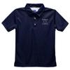 Vive La Fete Xavier University Polo Shirts for Boys 100% Polyester - Embroidered Navy Short Sleeve Polo Boys Shirt view 1