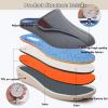 bumuam Mens Diabetic Edema Shoes Extended Widths,Wide Widths Walking Edema Slippers Adjustable Strap - Ideal for Diabetes, Edema, Plantar Fasciitis, and Swollen Feet Men 4/Women 5 view 3