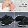 bumuam Mens Diabetic Edema Shoes Extended Widths,Wide Widths Walking Edema Slippers Adjustable Strap - Ideal for Diabetes, Edema, Plantar Fasciitis, and Swollen Feet Men 4/Women 5 view 4