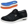 bumuam Lightweight Walking Sneakers,Extra Wide Widths Walking Edema Sneakers Adjustable Strap Easy On/Off with 3 Pairs Insoles Replacement Stylish Diabetic Shoes Men 13.5 view 1