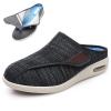 bumuam Women's Men Diabetic Shoes,Adjustable Lightweight Non-Slip Orthopedic Walking Slippers for Elderly Hammertoe Arthritis Swollen Feet Men 10/Women 10.5 view 1