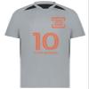 Custom Soccer Jersey with Name Number Team Logo Personalized Soccer Shirt for Adult Silver 3X-Large view 3