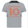 Custom Soccer Jersey with Name Number Team Logo Personalized Soccer Shirt for Adult Silver 3X-Large view 4