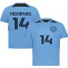 Custom Soccer Jersey with Name Number Team Logo Personalized Soccer Shirt for Adult Columbia Blue 2X-Large view 2