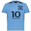 Custom Soccer Jersey with Name Number Team Logo Personalized Soccer Shirt for Adult Columbia Blue 2X-Large view 3
