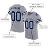 Custom Football Jersey Customized Team Name Number Practice Jerseys Personalized Football Shirt for Men Women Youth Grey,Blue,White view 2