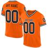 Custom Football Jersey Customized Team Name Number Practice Jerseys Personalized Football Shirt for Men Women Youth Orange,Black,White view 1