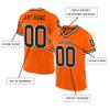 Custom Football Jersey Customized Team Name Number Practice Jerseys Personalized Football Shirt for Men Women Youth Orange,Black,White view 2