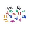 NORAZE 100pcs Bicycle Spoke Nipples 2.0 * 14mm Aluminum Alloy Cycling Wheel Nipples Mountain Bike Hub Spoke Nipples (Color : Green 100pcs, Size : 2.0 * 14mm) view 3