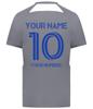 Custom Soccer Jersey with Name Number Team Logo Personalized Soccer Shirt for Adult Graphite 2X-Large view 4
