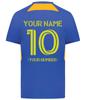 Custom Soccer Jersey with Name Number Team Logo Personalized Soccer Shirt for Adult Royal Gold Medium view 4