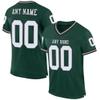 Custom Football Jersey Customized Team Name Number Practice Jerseys Personalized Football Shirt for Men Women Youth Green,White,Grey view 1