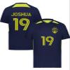 Custom Soccer Jersey with Name Number Team Logo Personalized Soccer Shirt for Adult Navy Lime Small view 2