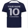 Custom Soccer Jersey with Name Number Team Logo Personalized Soccer Shirt for Adult Navy Small view 4