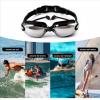 Swimming Accessories with Earplugs, Electroplated uv Conservation Swim for hat Goggles Set, Nose Clip, and Case view 2