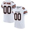 Custom Football Jersey Customized Team Name Number Practice Jerseys Personalized Football Shirt for Men Women Youth White,Black,Orange view 1