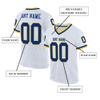 Custom Football Jersey Customized Team Name Number Practice Jerseys Personalized Football Shirt for Men Women Youth White,Blue,Gold view 2