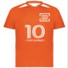 Custom Soccer Jersey with Name Number Team Logo Personalized Soccer Shirt for Adult Orange Medium view 3