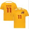 Custom Soccer Jersey with Name Number Team Logo Personalized Soccer Shirt for Adult Gold Large view 2