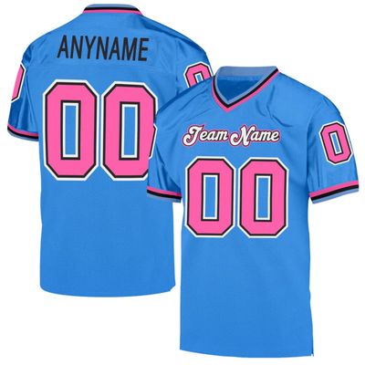 Custom Football Jersey Customized Team Name Number Practice Jerseys Personalized Football Shirt for Men Women Youth Blue,Pink,White
