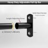 EUPXRHY Heavy Duty Adjustable Width Pull Up Bar for Doorway, Steel Strength Training Pull-up Bars, Max 660lbs, Doorway Pull Up Bar Include 4pcs Steel 6 Angle Expansion Screw,121 to 140cm(47.6 to 55in view 4