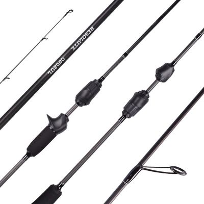 Mavllos Resolute Ultralight Casting Rod 610 (2.1m) Bass Spinning Fishing Rod, Smooth Ceramic Guides, Lure 0.87g, Line 26lb, Fast Action 30T Carbon(Casting Model, UL-2.08)