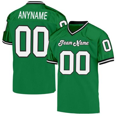 Custom Football Jersey Customized Team Name Number Practice Jerseys Personalized Football Shirt for Men Women Youth Green,White,Black