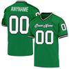 Custom Football Jersey Customized Team Name Number Practice Jerseys Personalized Football Shirt for Men Women Youth Green,White,Black view 1