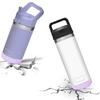 Acemoo Silicone Boot Sleeve for YETI Rambler 12 oz 18 oz and Rambler Jr 12 oz, Safer Protection for Yeti Rambler Bottle Accessories, Lilac - Dishwasher Safe view 2