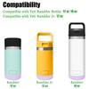 Acemoo Silicone Boot Sleeve for YETI Rambler 12 oz 18 oz and Rambler Jr 12 oz, Safer Protection for Yeti Rambler Bottle Accessories, Lilac - Dishwasher Safe view 3