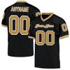 Custom Football Jersey Customized Team Name Number Practice Jerseys Personalized Football Shirt for Men Women Youth Black,Gold,White view 1