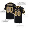 Custom Football Jersey Customized Team Name Number Practice Jerseys Personalized Football Shirt for Men Women Youth Black,Gold,White view 2