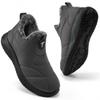 FUDYNMALC Womens Snow Boots Winter Shoes: Warm Fur Lined Slip On Ankle Booties Lightweight All-Day Comfort Outdoor Footwear for Walking view 1