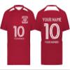 Custom Soccer Jersey with Name Number Team Logo Personalized Soccer Shirts for Youth Scarlet Large view 1