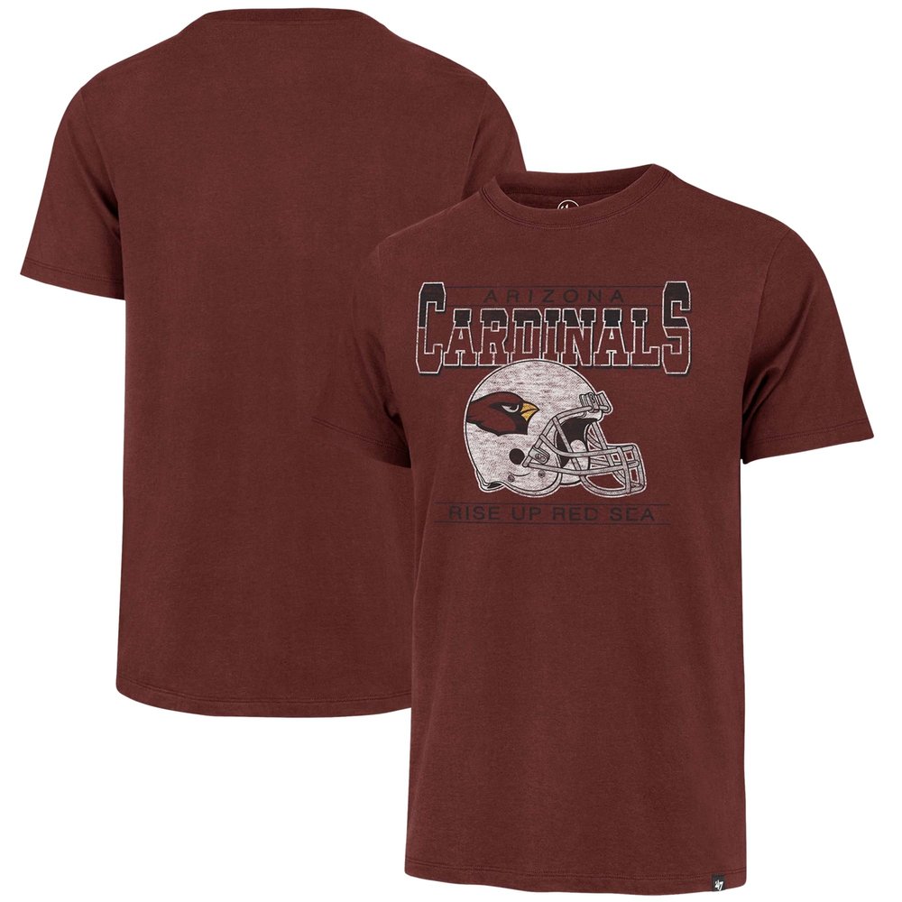 47 Men's Cardinal Arizona Cardinals Gridiron Classics Time Lock Franklin T-Shirt