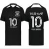 Custom Soccer Jersey with Name Number Team Logo Personalized Soccer Shirts for Youth Black Small view 1