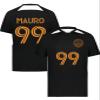 Custom Soccer Jersey with Name Number Team Logo Personalized Soccer Shirts for Youth Black Small view 2